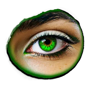 Green Eye Makeup Look Png 53 PNG Image