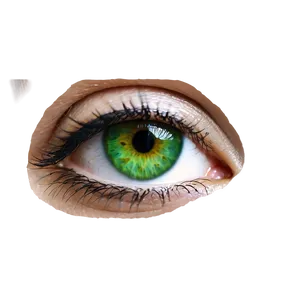 Green Eye Makeup Look Png 94 PNG Image