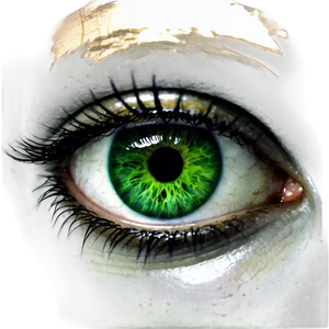 Green Eye With Reflection Png Bba12 PNG Image