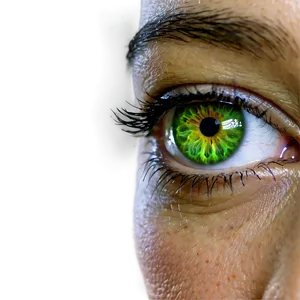 Green Eye With Reflection Png War19 PNG Image