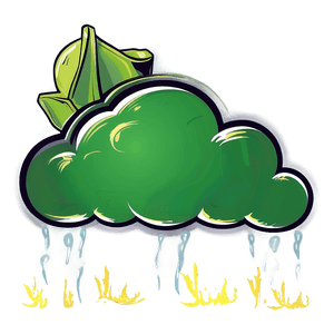 Green Fart Cloud Graphic PNG 76 PNG
