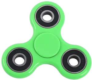 Green Fidget Spinner.png PNG Image