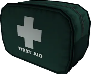 Green First Aid Kit Bag PNG Image