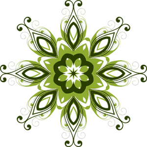 Visual Arts,plant,flower - Transparent Green Flower Design, HD Png Download PNG with transparent background