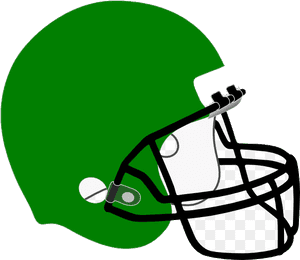 Football Helmet Green Clipart Nfl New England Patriots - Football Helmet Clipart Blue, HD Png Download PNG image with transparent background