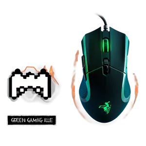 Green Gaming Mouse Png Kbh PNG Image