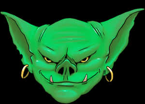 Green Goblin Head Png PNG