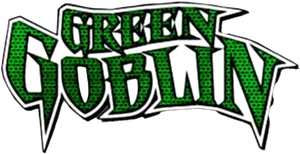 Green Goblin Comic Style Logo PNG Image