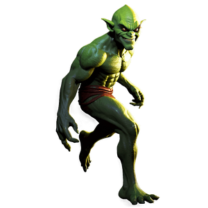 Green Goblin Creature PNG hnd PNG