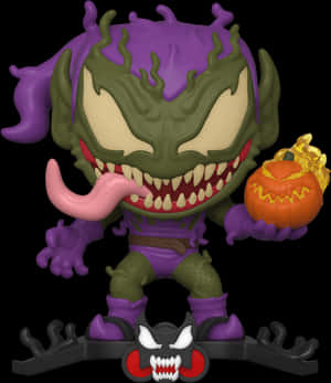 Funko Pop Venomized Green Goblin PNG