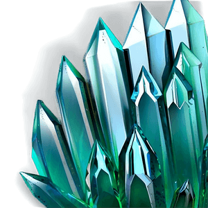 Green Gradient Crystal Texture PNG 06262024 PNG