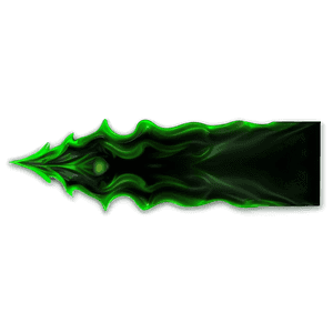 Green Gradient Flame Effect PNG 39 PNG with transparent background