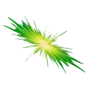 Green Gradient Starburst Png 06262024 PNG Image