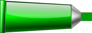 Green Color Paint Tube Blue - Green Paint Tube Clipart PNG with transparent background
