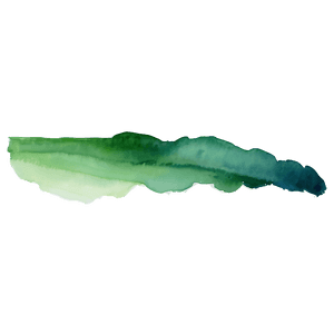 Green Gradient Watercolor Streak PNG 79 PNG with transparent background