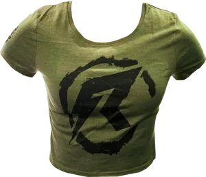 Green Graphic T Shirt Design PNG Image