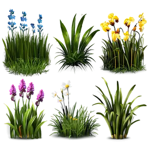 Green Grass Clipart Png Bwg2 PNG Image