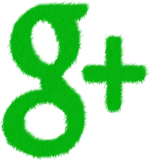 Green Grass Texture Google Plus Symbol PNG Image