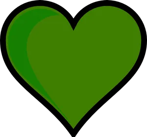 Green Heart Transparent Background.png PNG Image