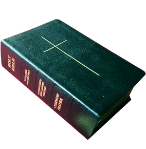 Green Holy Bible Book PNG Image