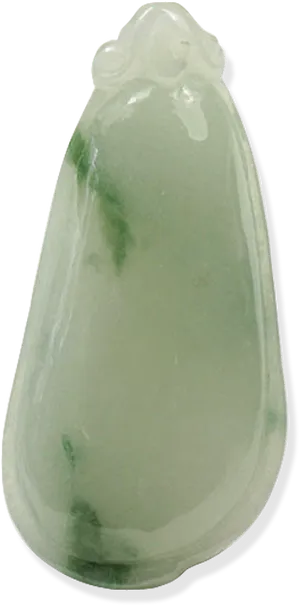 Green Jade Carving Pendant PNG Image