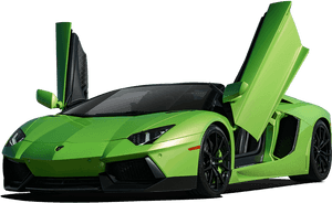 Green Lamborghini Png - Lamborghini Aventador Green Png, Transparent Png PNG image with transparent background