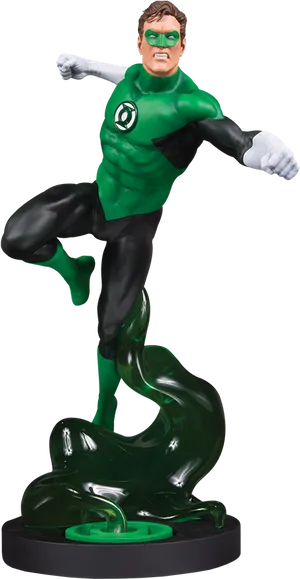 Green Lantern Action Figure PNG Image