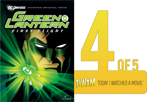 Green Lantern First Flight Movie Promotion PNG image with transparent background