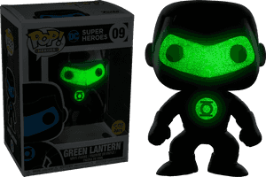 Green Lantern Funko Pop Glowing PNG image with transparent background
