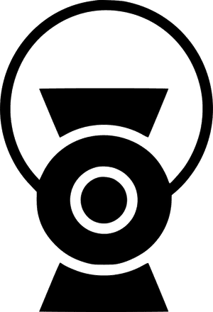 Green Lantern Logo Silhouette PNG image with transparent background