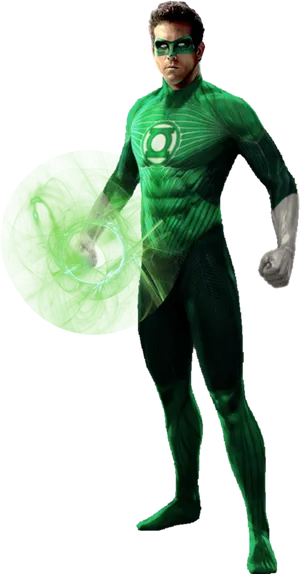 Green Lantern Power Ring Effect PNG Image