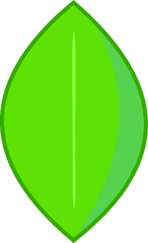 Leaf Clipart Leafy Greens - Bfdi Leafy Body, HD Png Download PNG