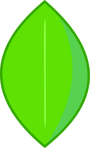 Green Leaf Icon PNG Image