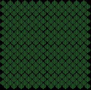 Green Leaf Pattern Background PNG image with transparent background