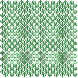 Green Leaf Pattern Background PNG Image