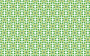 Green Leaf Pattern Background PNG Image