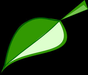 Green Leaf Vector Art PNG image with transparent background