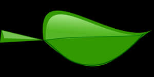 Green Leaf Vector Art PNG image with transparent background