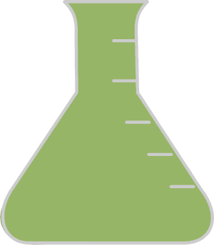 Small - Laboratory Flask PNG image with transparent background