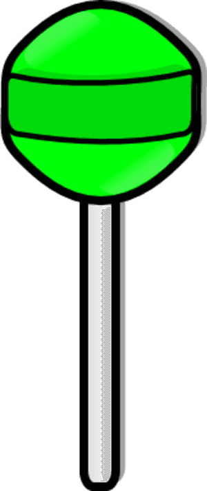 Lollipop Vector Clip Art - Green Lollipop Clipart, HD Png Download PNG