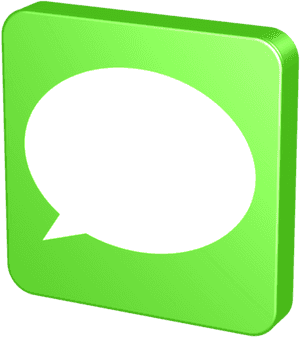 Green Message Icon PNG