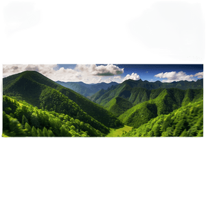 Green Mountain Range PNG bjk82 PNG image with transparent background