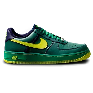 Green Nike Air Force 1 Png Pyn PNG Image