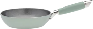 Green Nonstick Frying Pan PNG Image