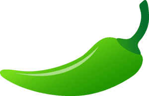 Green Pepper Png Image - Green Chili Pepper Clipart, Transparent Png PNG image with transparent background