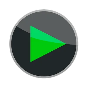 Green Play Button Icon PNG Image