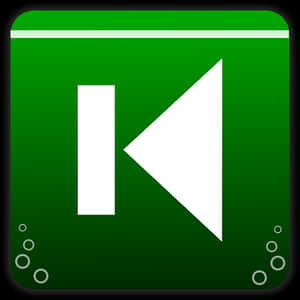 Green Play Pause Icon PNG image with transparent background