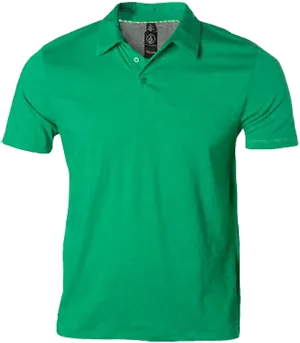 Green Polo Shirt Product Display PNG Image