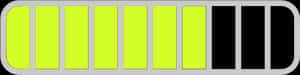 Green Progress Loading Bar PNG image with transparent background