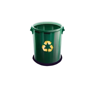 Green Recycle Bin Png Rbf74 PNG Image